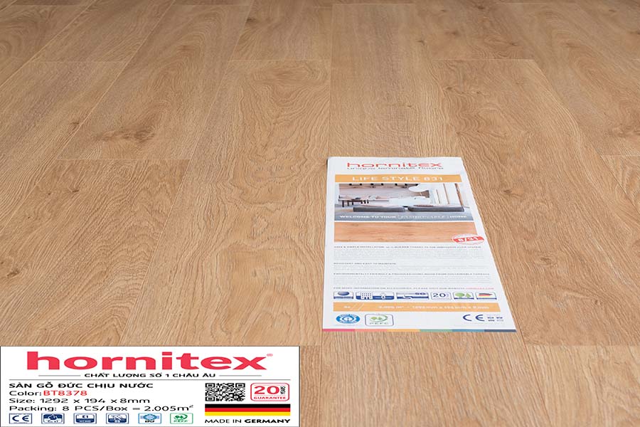 Sàn gỗ Đức Hornitex 8mm BT8378