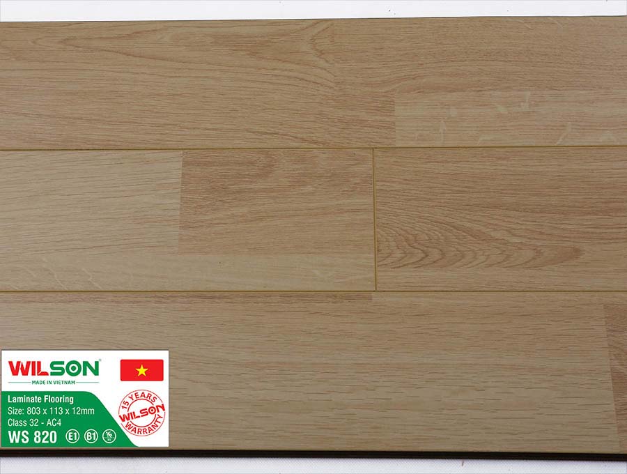 Sàn gỗ Wilson 12mm WS820