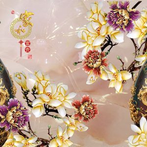 Tranh bình hoa Bình đen