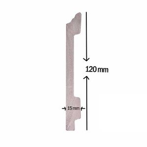Len chân tường nhựa Hàn Quốc cao 12cm SB901