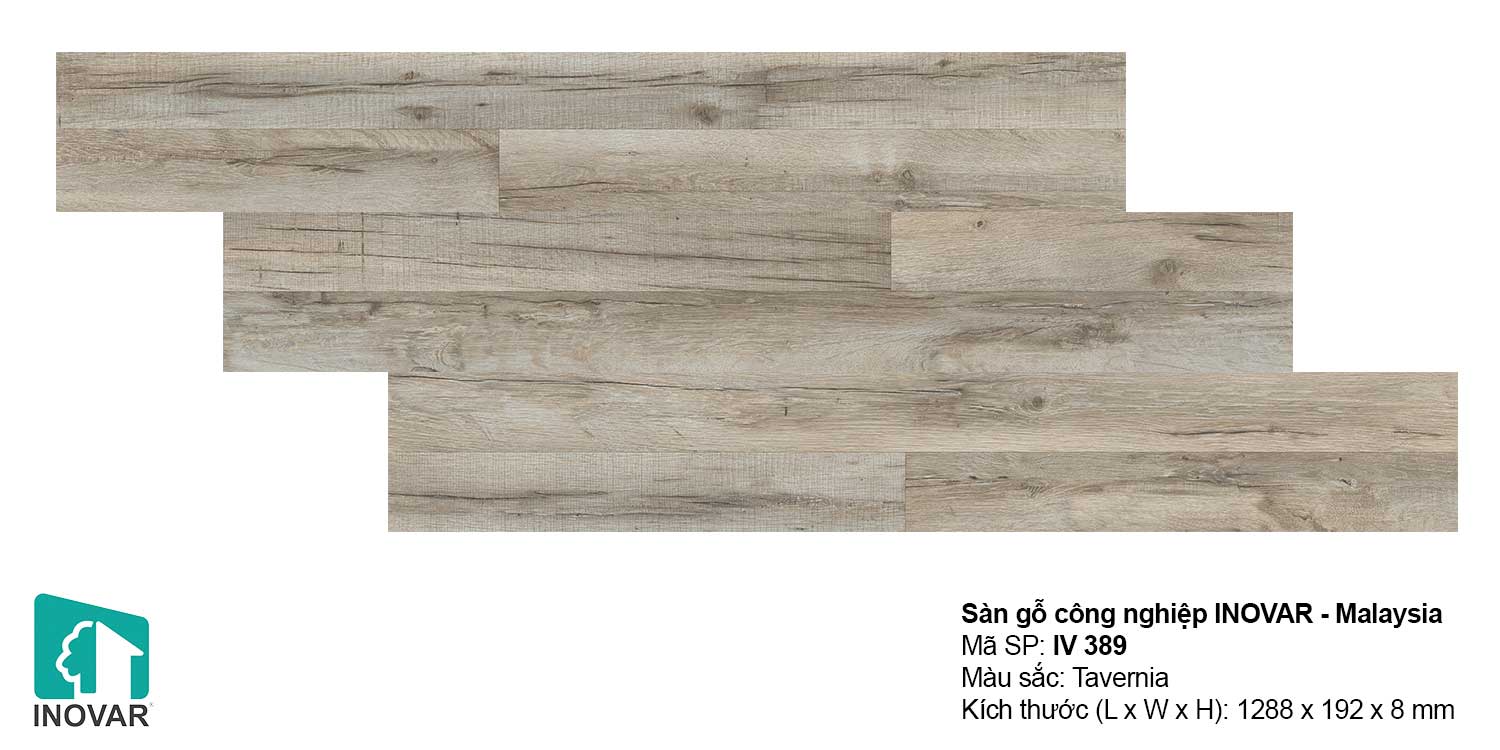 Sàn gỗ Inovar IV389 dày 8mm