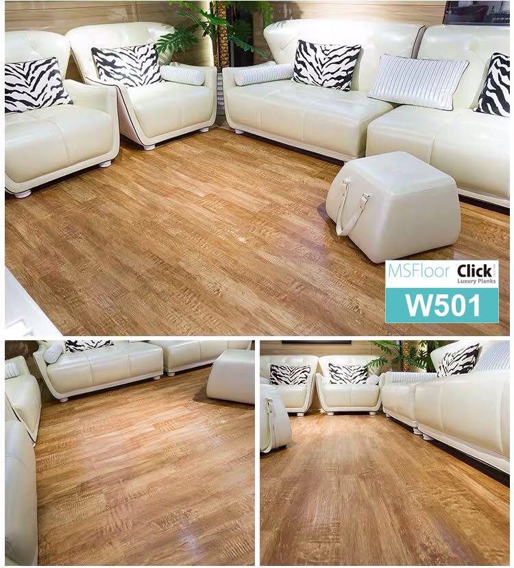 Sàn nhựa bóc dán dày 1.8mm MSFloor W501
