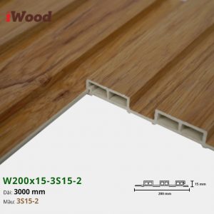 Tấm ốp tường trần 3 sóng iWood 3S15-2