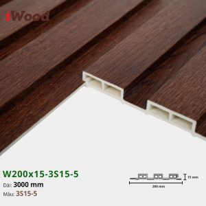 Tấm ốp tường trần 3 sóng iWood 3S15-5