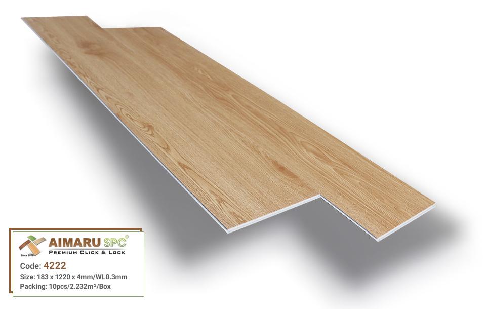 Sàn nhựa hèm khóa Aimaru SPC dày 4mm 4222