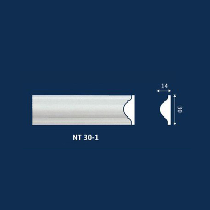 Chỉ khung viền màu trắng 3cm NT30-1 - Ảnh 2