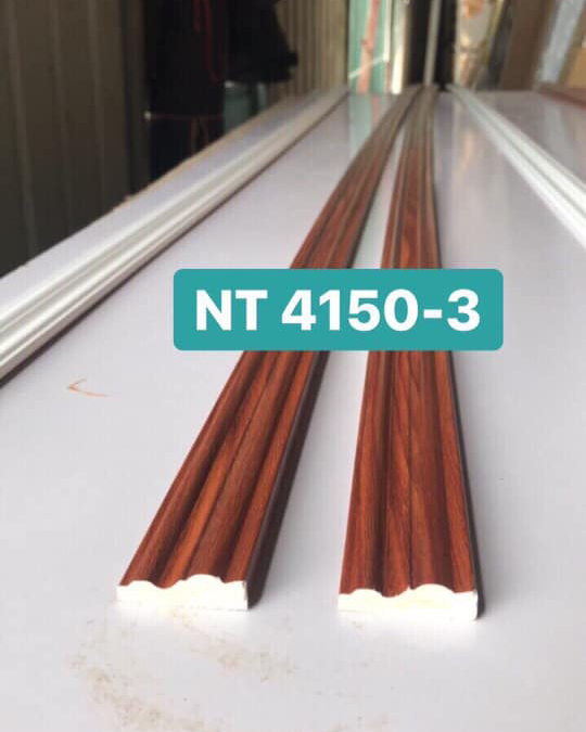 Chỉ khung tranh màu vân gỗ NT4150-3