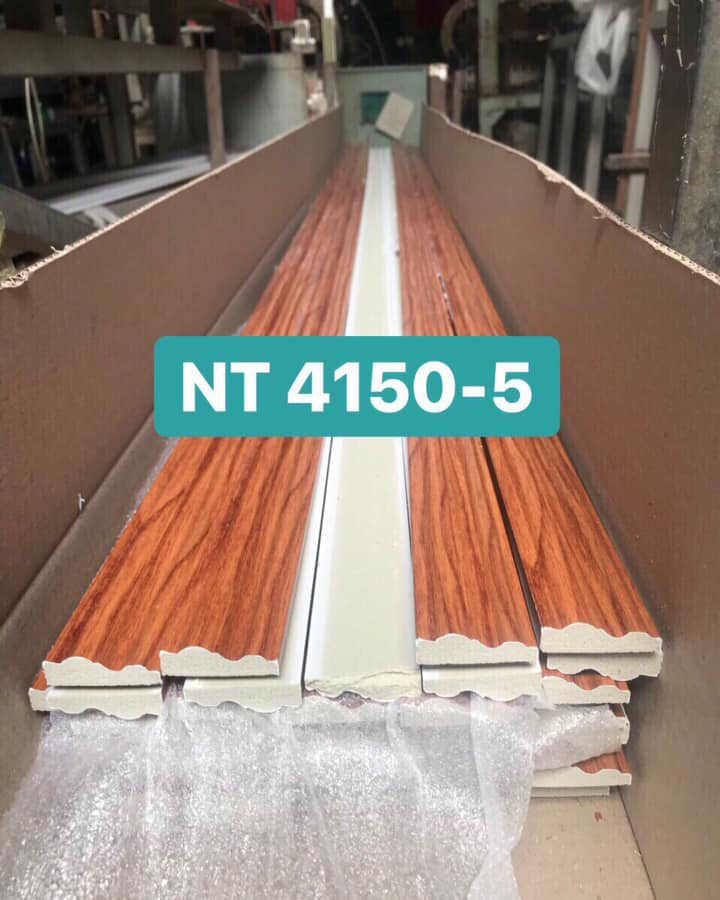 Chỉ khung viền màu vân gỗ 4cm NT4150-5