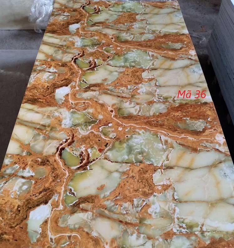 Tấm ốp PVC nhựa giả đá mẫu 36