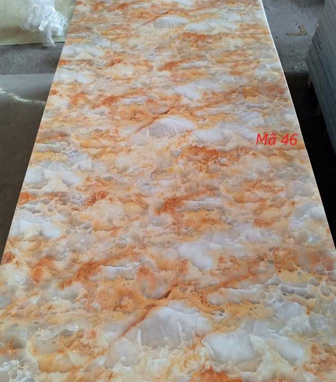 Tấm ốp tường PVC vân đá (nhựa giả đá) mẫu 46