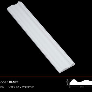 Chỉ lưng tường Hàn Quốc màu trắng 6cm CL60T