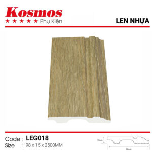 Len chân tường nhựa cao 9.8cm LEG018