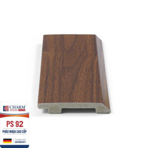 Len chân tường vân gỗ cao 9cm màu nâu PS 92