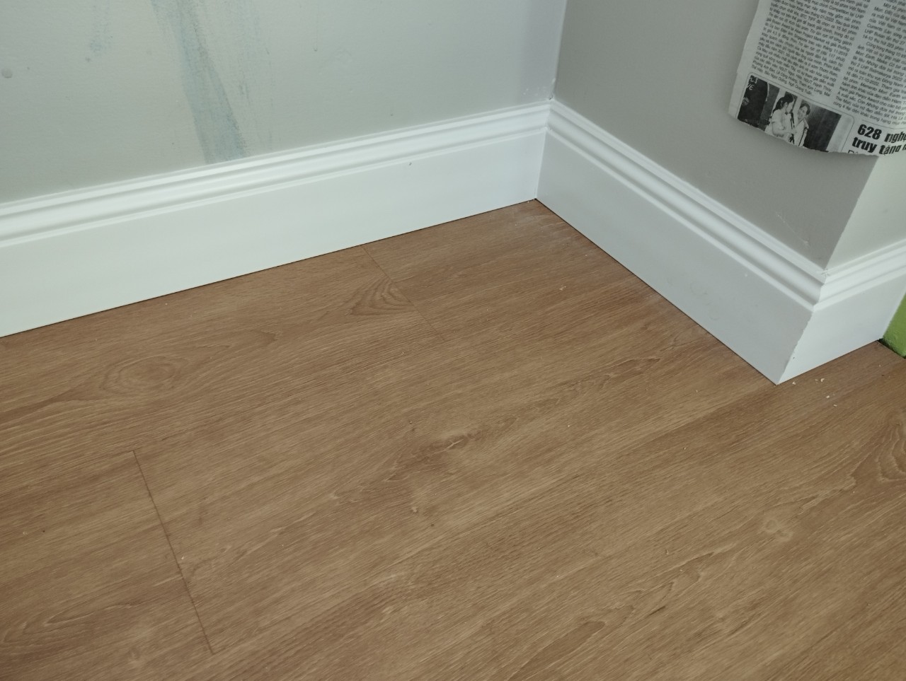 Len chân tường nhựa Hàn Quốc cao 12cm CCT120T - Ảnh 2