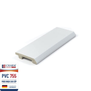 Len chân tường nhựa vân gỗ cao 7.5cm PVC 755